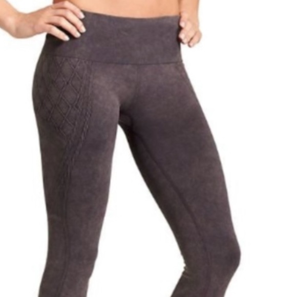 Athleta Recharge Sun Faded Gray Leggings- Size Medium - Picture 2 of 7